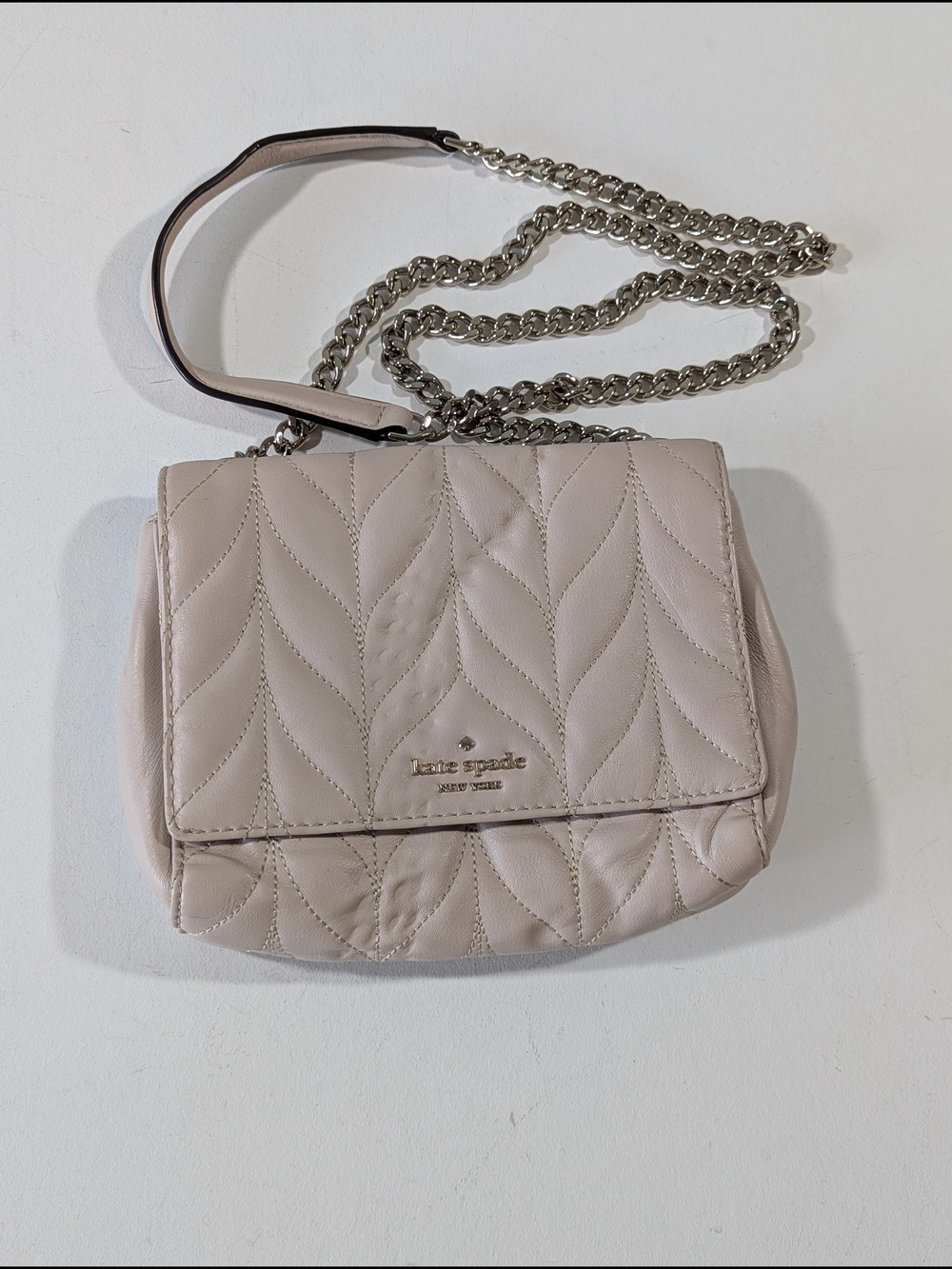 kate spade Briar Lane Quilted Mini Leather Crossbody Bag Blush